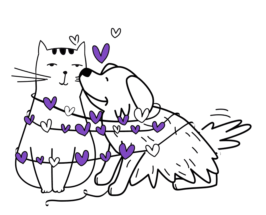In Love Hund Sticker by greenpetfood