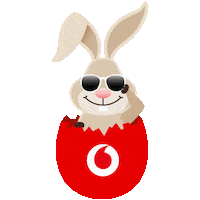 Happy Wink Sticker by Vodafone