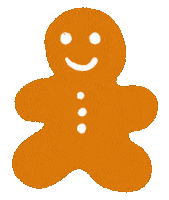 Baking Gingerbread Man Sticker