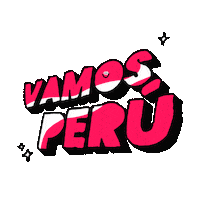 Typography Peru Sticker by gonchihouses