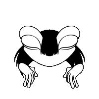FaunaFROG logo frog faunafrog faunafrog logo Sticker