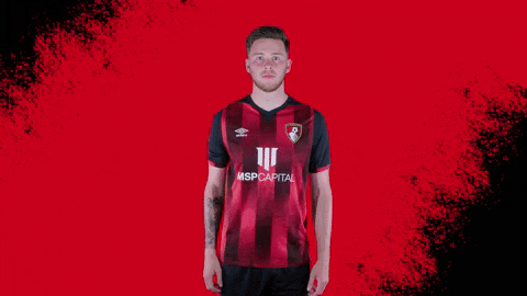 Happy Football GIF by AFC Bournemouth