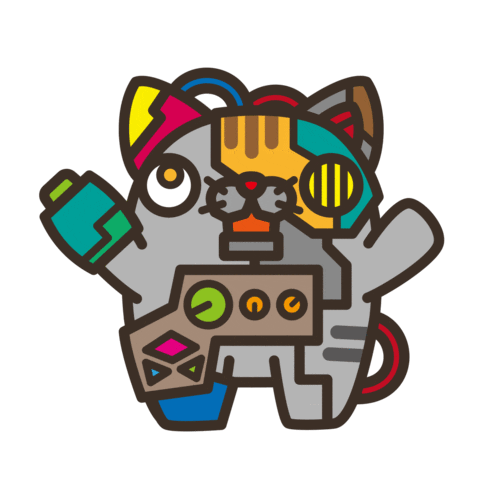 Cat Cartoon Sticker