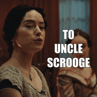 Daisy Ridley Cheers GIF by Ebenezer Movie