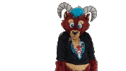 Hockey Mascot Sticker by New Mexico Goatheads