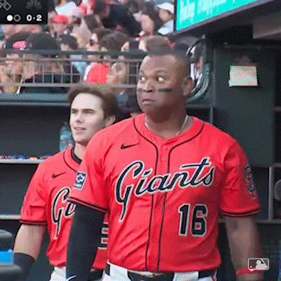 Wide Eyed Ok GIF by San Francisco Giants