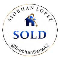 siobhansellsaz logo real estate sold 3d logo Sticker