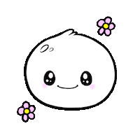 wellnesslab happy pink flower かわいい Sticker