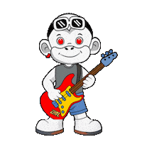 Happy Rock Sticker by Zhot