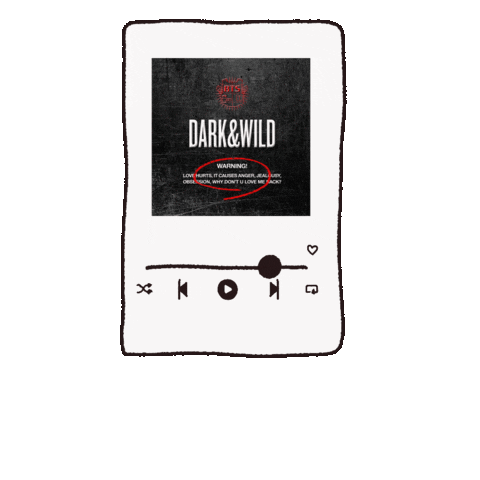 Dark And Wild Korean Sticker