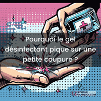 Alcool Antiseptique GIF by ExpliquePourquoi.com