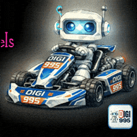 Cartoon Character Good Luck GIF by Digi 995