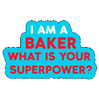 Super Hero Love Sticker by Foodstirs Junk-Free Bakery
