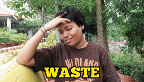 Girl Garbage GIF