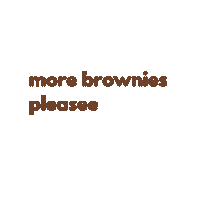 Brownies Sticker by The Brownie Bakers