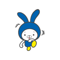 matemaito rabbit うさぎ ゆるキャラ kawii Sticker