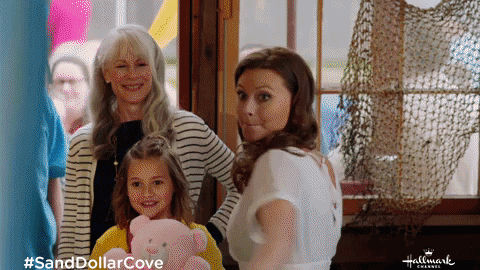 Aly Michalka Falling GIF by Hallmark Channel