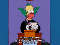 bart simpson microphone GIF