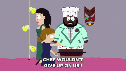 chef measuring GIF by South Park 