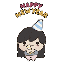 Celebrate Happy New Year Sticker