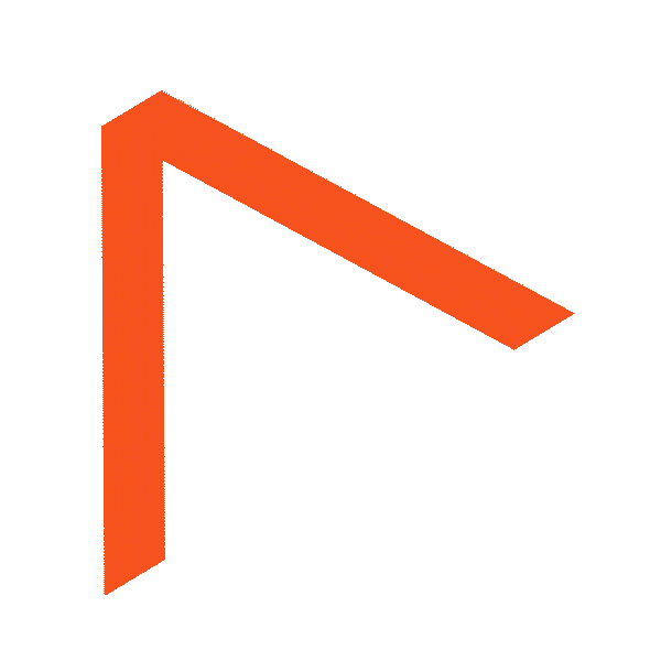 Arrow Orange Sticker by Devexperts