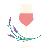 Glass Of Wine Fun Sticker by Vins de Provence