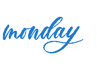 Monday Morning Sticker by pensandnibs
