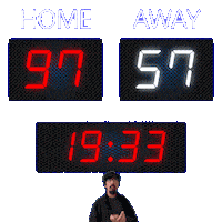 57 Away Sticker