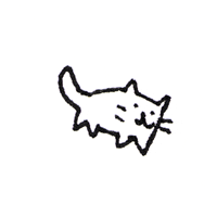 cat drawing GIF by hoppip