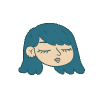 Sad Girl Sticker