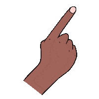 rajuherlo mano dedo senalar rajuherlo Sticker