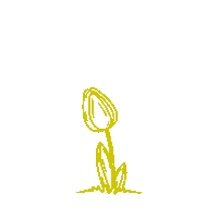Springtime Tulip Sticker by HANS IM GLÜCK