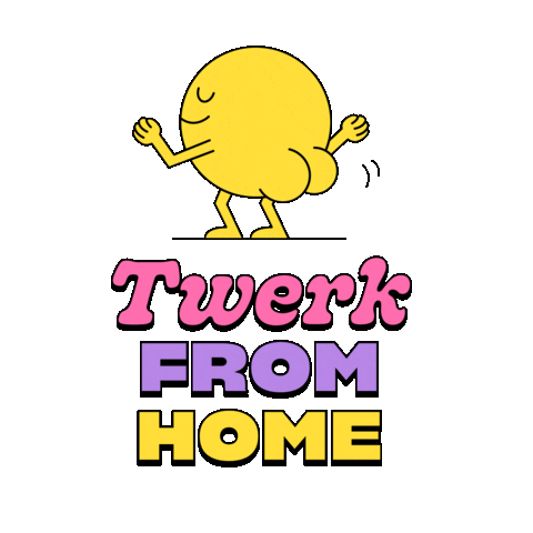 Work From Home Sticker by Serious Studio