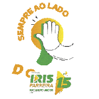 irisparreira vote15 santahelena santahelanadegoiás 15paraprefeito Sticker
