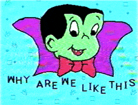 markvomit glitch vhs vampires GIF