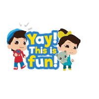 Animation Love Sticker by Omar & Hana - Islamic Songs for Kids