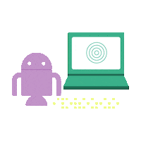 visionfack ai digital robot computer Sticker