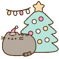 Merry Christmas Cat Sticker by Pusheen