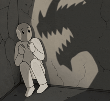 Scared Horror GIF by 1X Technologies