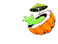 Orange Swing Sticker by Nickelodeon