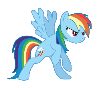 my little pony fighting STICKER