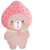 Confused Bear Sticker by TiffanyHuynhArt