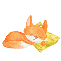 Sleepy Good Night Sticker by P13PaperProducts