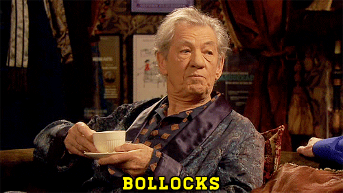 Ian McKellan bullshit GIF