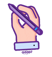 Lapis Escrever Sticker by Adapt Edtech