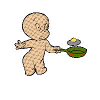 Casper The Friendly Ghost Rain Sticker by Trouble Andrew