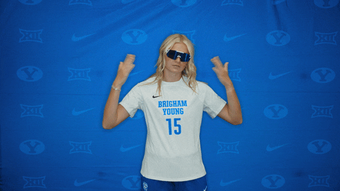 Soccer Sunglasses GIF by BYU Cougars