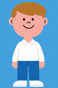 BrzzyWeather happy hair fall character GIF