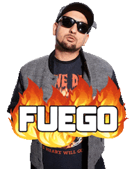 Fuego Sticker by DJ Mosaken