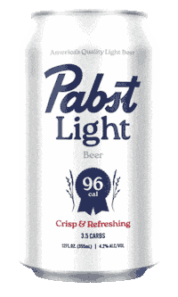 pabstlight beer pbr pabst blue ribbon new beer Sticker